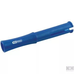 Avrullningshandtag för rattomslagsfolie. blå