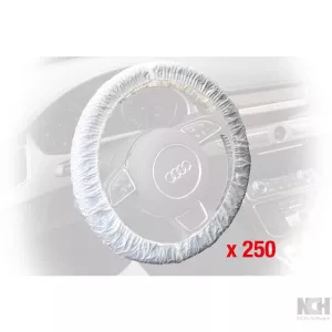 Engångs-rattskydd. vitt. 250 stycken