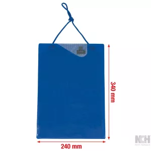 verkstad-uppdragsficka DIN A4 svart