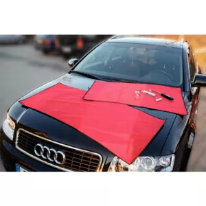 Fordonsskydd med halkskyddsmatta. 1200x500mm