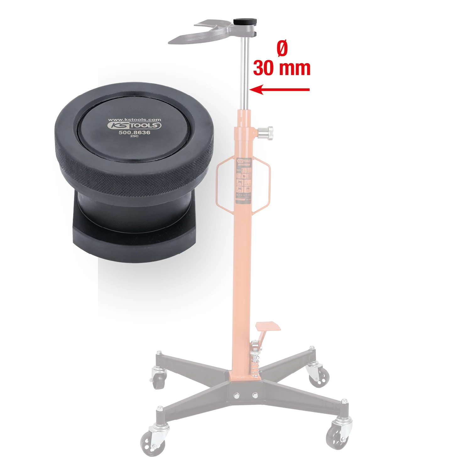 Adapter för hydraulisk växellådslyft