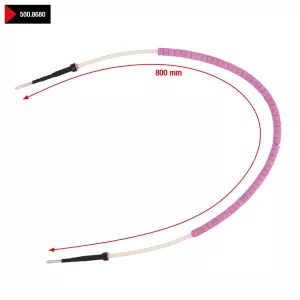 Induktionsspole med keramiskt skydd. formbar. 800 mm