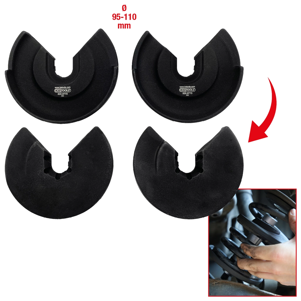 par fjäderhållarer Ø 95-110 mm