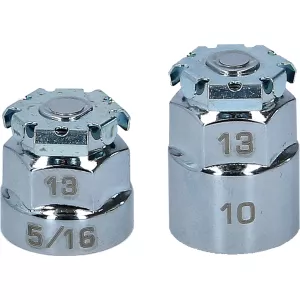 GEARplus Bit-Adaptersats. 2-delar. 5/16"-10mm