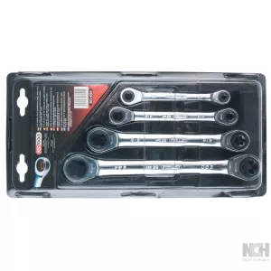 GEARplus Torx dubbel ringspärrnyckelsats. 4-delar