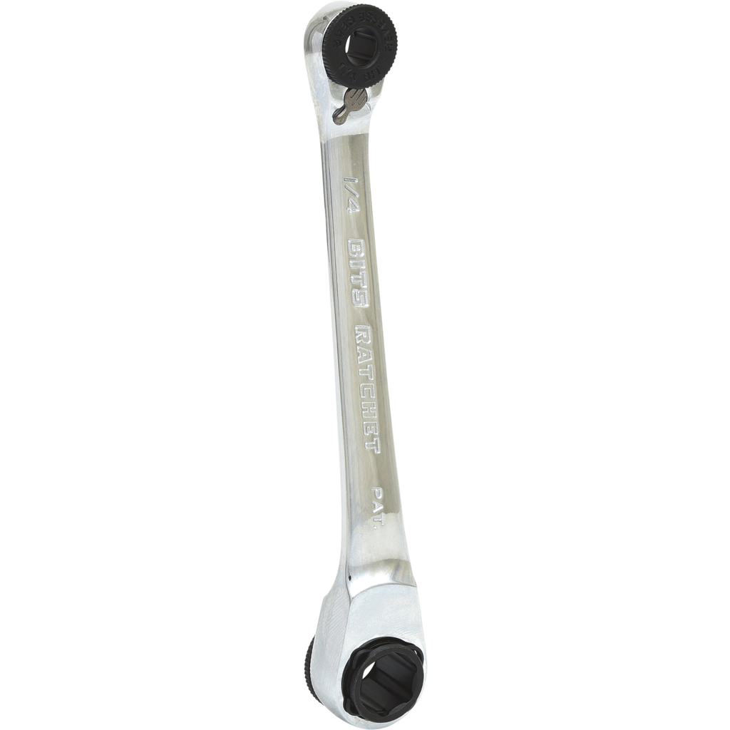 GEARplus Mini-Bit-omkopplings-ringspärrnyckel. 1/4"x10mm