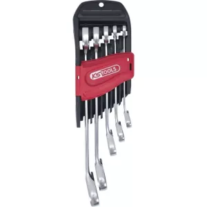 DUO GEAR U-ringnyckelsats. U-spärrfunktion. 5-delar. med spärr