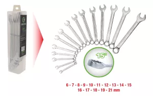 COMPETITION U-ringspärrnyckelsats. 15-delar