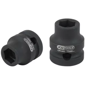 1/2" sexkant-krafthylsa. extra kort 11.0 mm