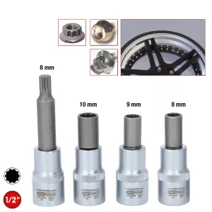 OZ special-aluminium-fälgar-Bit-hylsa för de flesta OZ-fälgar. 4-delar