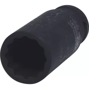 1/2" 12-kant-kraft-hylsa. lång. 22 mm
