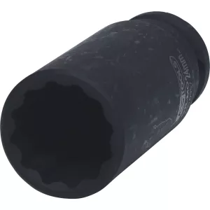 1/2" 12-kant-kraft-hylsa. lång. 24 mm