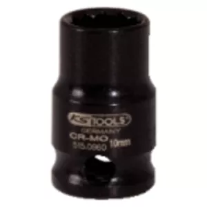 3/8" 12-kant-krafthylsa. kort 10mm