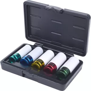 1/2" aluminiumfälgar krafthylssats. 5-delar