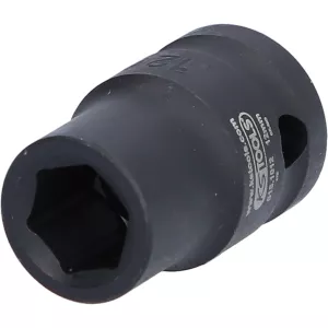 1/2" 6-kants krafthylsa kort 12mm