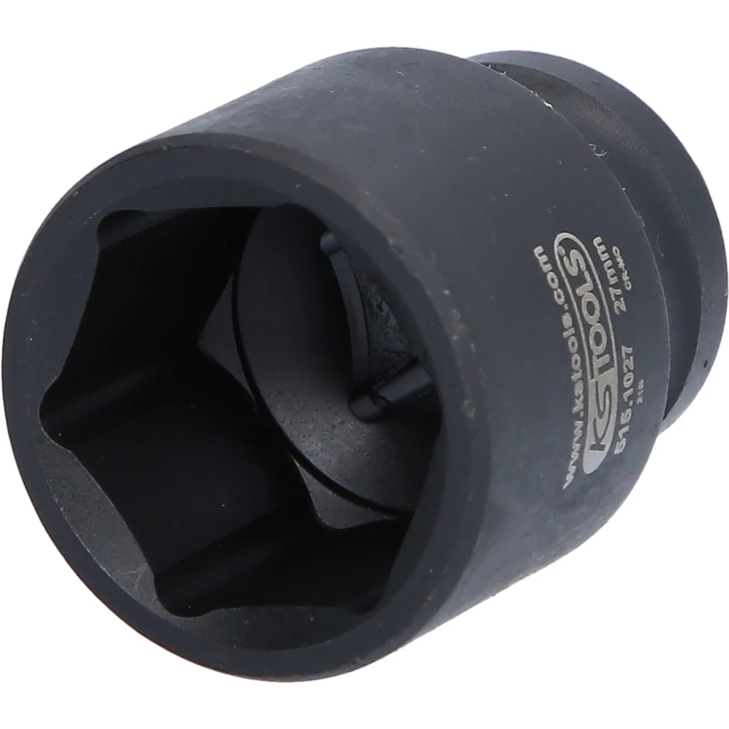 1/2" sexkant-krafthylsa. kort 27mm