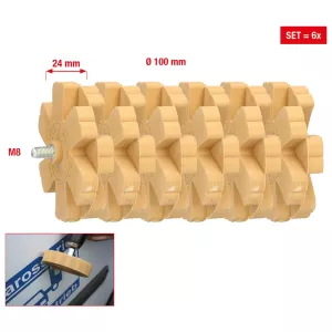 Folieraderare med lameller. 6-pack