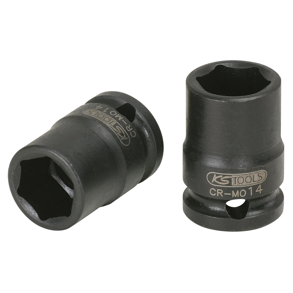 3/8" sexkant-krafthylsa. kort 16mm