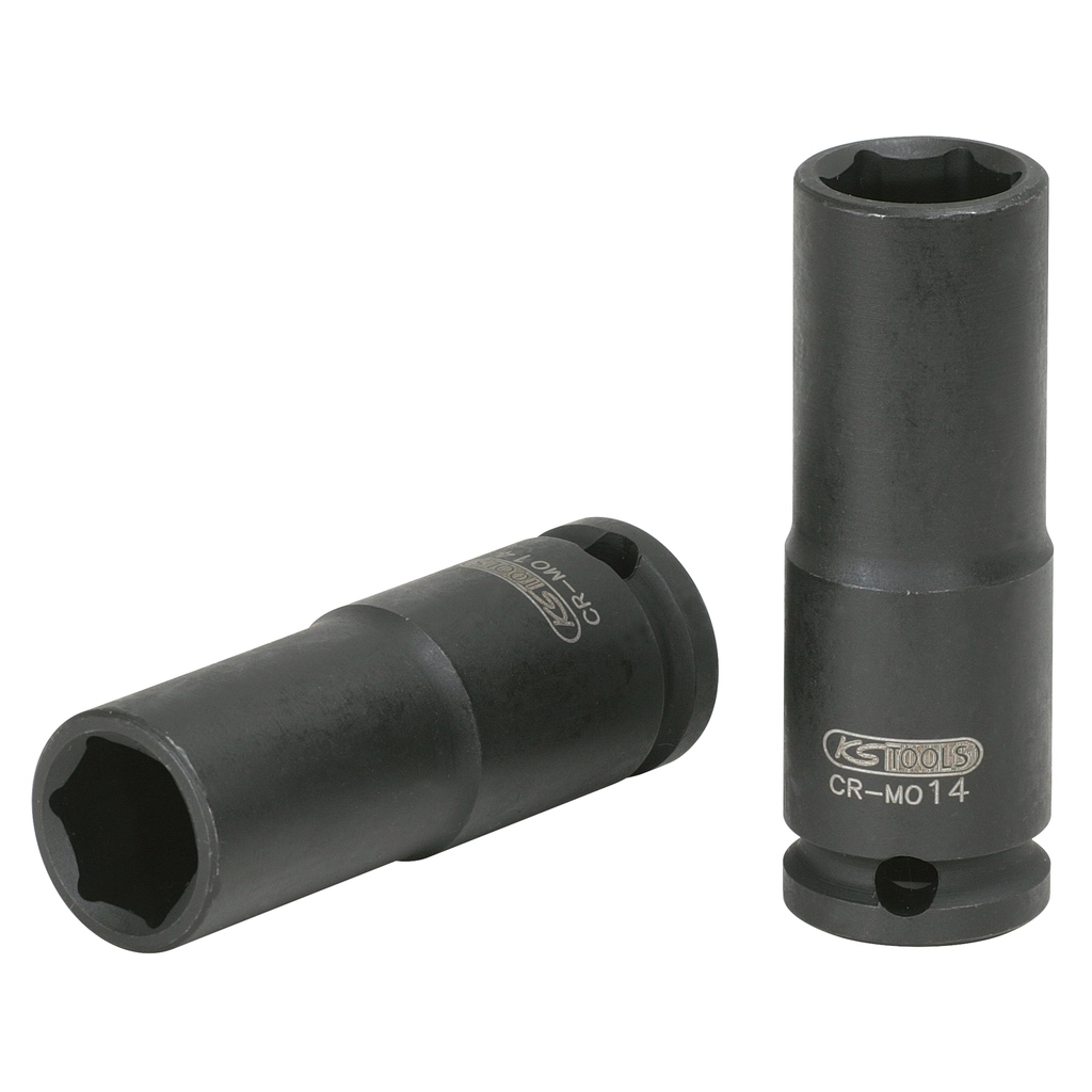 3/8" sexkant-krafthylsa. lång 10mm