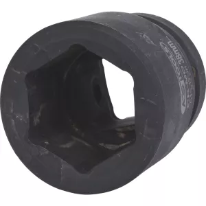 1" sexkant-krafthylsa. kort 38mm