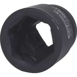 1" sexkant-krafthylsa. kort 40mm