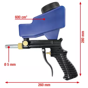 Tryckluft-sandblästringspistol. 260 mm