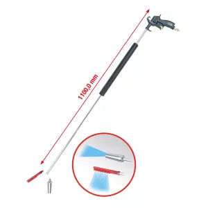 Tryckluftsblåsmunstycke. långt utförande. 3-delar