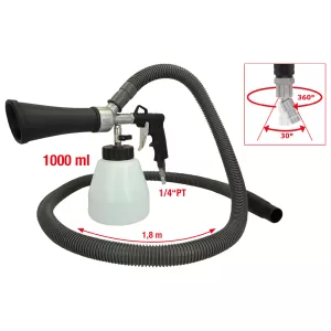 Tryckluftsrengöringspistol med uppsugnings-funtion 3 delar