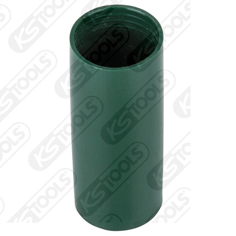 Reservplasthylsa mörkgrön för kraftmutter 15 mm