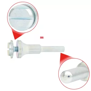 Spänndorn M6 för högeffekts-smalskiljeskivor