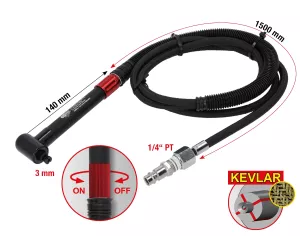 Trycklufts-slipstift. 110° vinkling