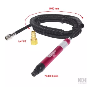 tryckluft-stiftslipare. 70 000 varv/min