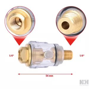 1/4" dimsmörjare till luftmaskiner. 54mm