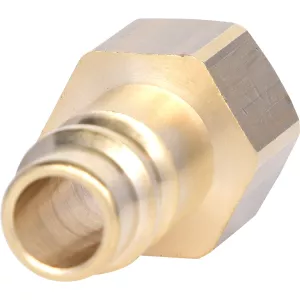 mässing kontaktnippel med invändig gängning G1/4"IG