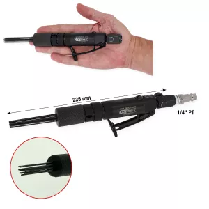 Mini-trycklufts-nålavrostare