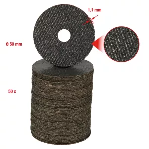 Högprestanda-tunn kapskiva. Ø 50 mm. 1.1 mm. 50-pack