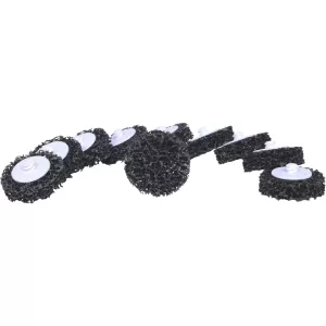 Reserv-slipkuddar. Ø50mm. band rand svart. 10-pack