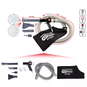 Tryckluft-sug-blåspistol. 145mm