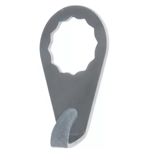 Skrapklinga. böjd. svängd. klingans längd 18 mm