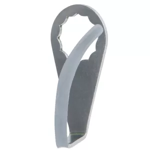 Skrapklinga. böjd. svängd. klingans längd 63mm