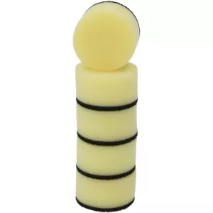 Plastkudde gul. Ø 50.0mm. 5-pack