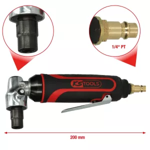 tryckluft-vinkelstångslipsten. 18.000 varv/min