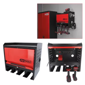 eMONSTER verktygsskåp för väggmontering med 1 dörr. H435xB480xT282mm