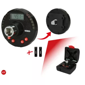 1/2" Digital vridmomentadapter med vinkelmätare. 27-135 Nm
