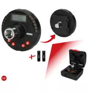 1/2" Digital vridmomentadapter med vinkelmätare. 68-340 Nm