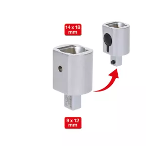 9X12mm insticks-adapter. på 14x18mm