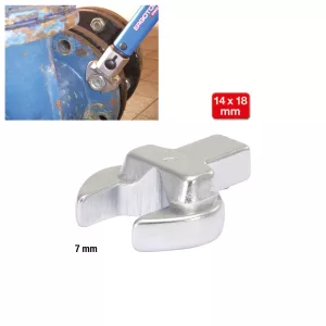 9x12mm insticksnyckel. 7mm