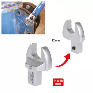 14x18mm insticksnyckel. 22mm