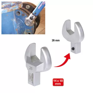 14x18mm insticksnyckel. 26mm