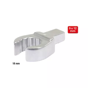 9x12mm öppen insticknyckel. 18mm